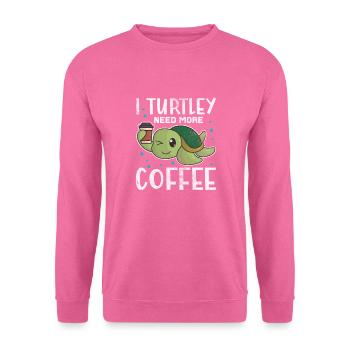 Tortue - Sweat-shirt Unisexe - rose - Devant
