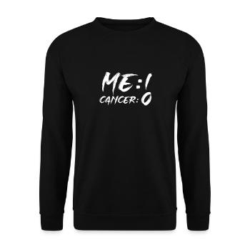 Cancer Maladie Maladie Combattre Cadeau - Sweat-shirt Unisexe - noir - Devant - Alina (178cm) & Michal (187cm)