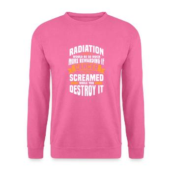 Cancer Sick Disease Fight Gift - Unisex Sweatshirt - pink - Front
