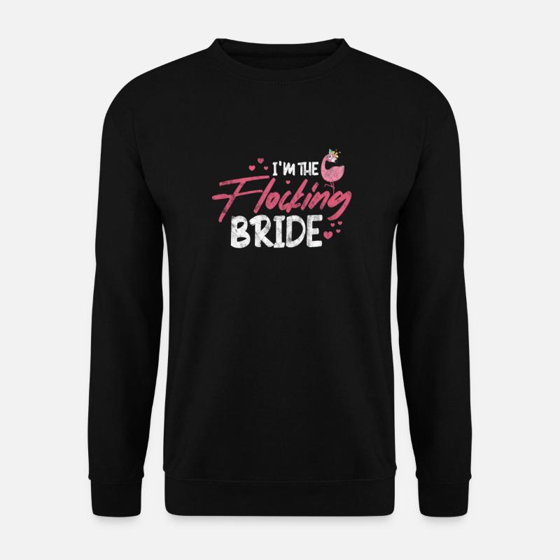 Flamingo Bride - Sweat-shirt Unisexe - noir