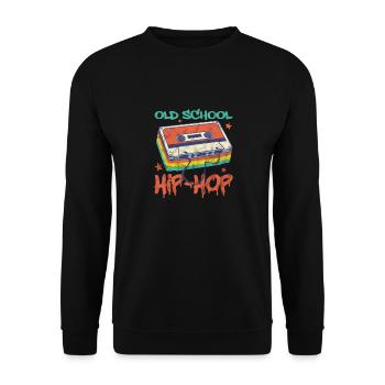 Hip Hop - Unisex Pullover - Schwarz - Vorne - Alina (178cm) & Michal (187cm)