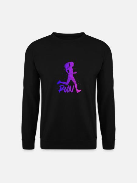 Running Runner Jogging Jogging Runner Gift - Unisex Sweatshirt - black