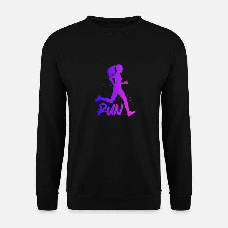 Run - Unisex Sweatshirt - black