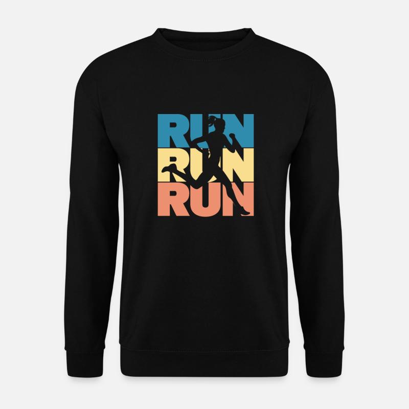 Run - Unisex Sweatshirt - black