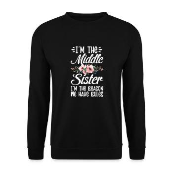Soeur - Sweat-shirt Unisexe - noir - Devant - Alina (178cm) & Michal (187cm)