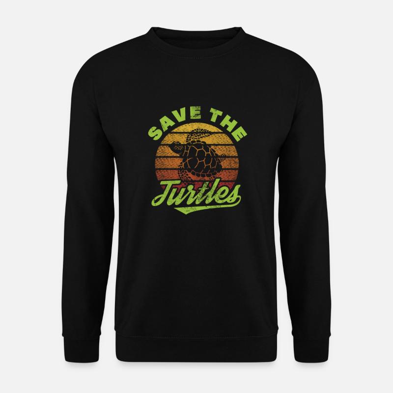 Turtle - Unisex Sweatshirt - black