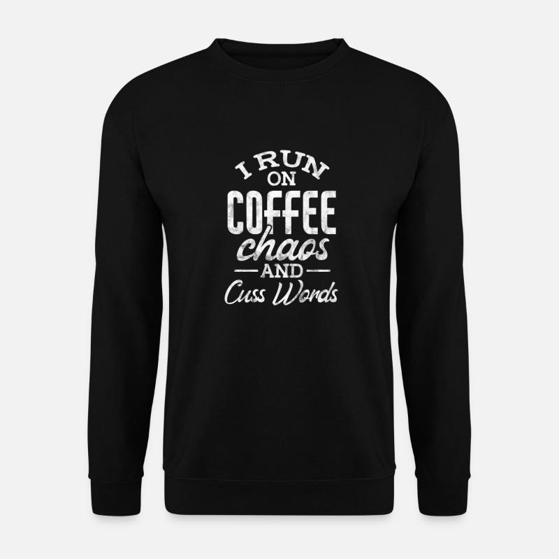 Kaffee - Unisex Pullover - Schwarz