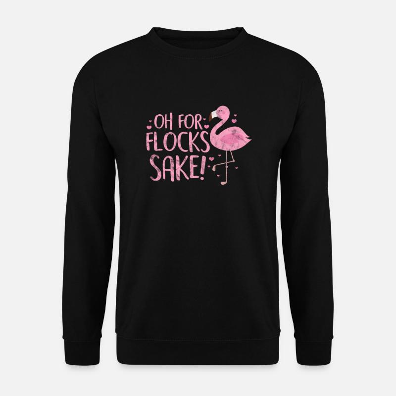 Flamingo - Unisex Sweatshirt - black