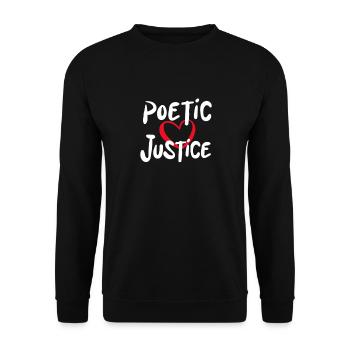 Hip Hop Rap Music Rapper Hiphop Gift - Unisex Sweatshirt - black - Front - Alina (178cm) & Michal (187cm)