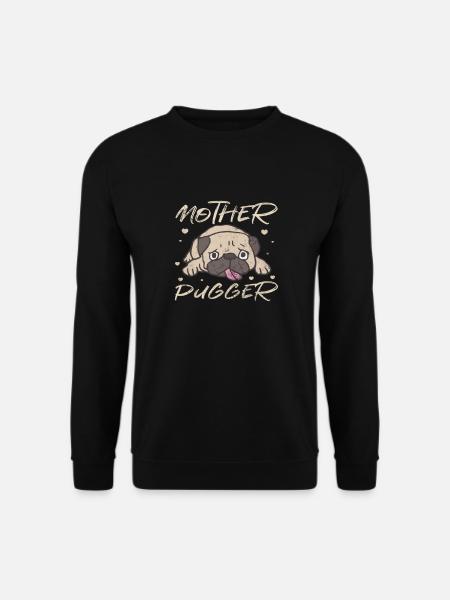 Pug - Unisex Sweatshirt - black