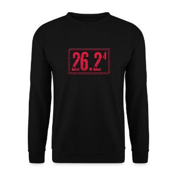 Running Runner Jogging Jogging Runner Cadeau - Sweat-shirt Unisexe - noir - Devant - Alina (178cm) & Michal (187cm)