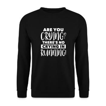 Courir - Sweat-shirt Unisexe - noir - Devant - Alina (178cm) & Michal (187cm)