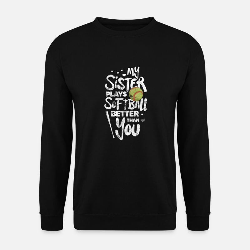Softball Sister - Unisex Sweatshirt - black