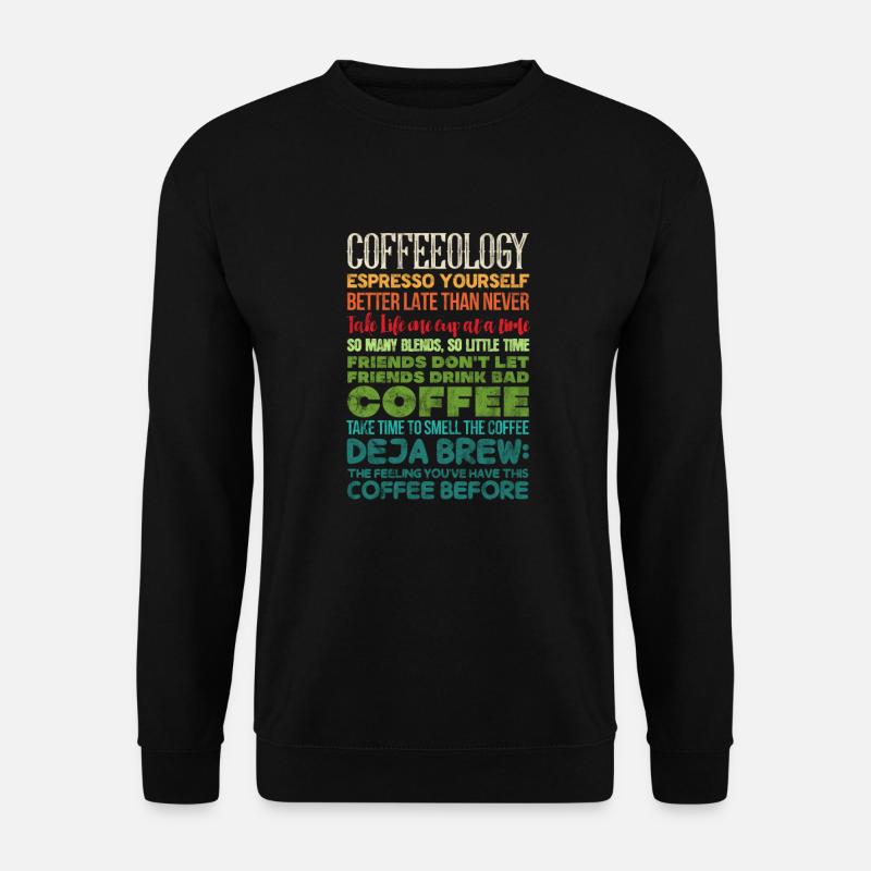 Café - Sweat-shirt Unisexe - noir