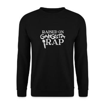 Hip Hop - Unisex Pullover - Schwarz - Vorne - Alina (178cm) & Michal (187cm)