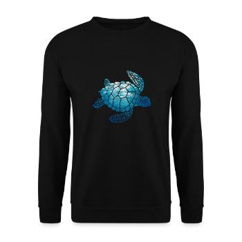 Tortue - Sweat-shirt Unisexe - noir - Devant - Alina (178cm) & Michal (187cm)