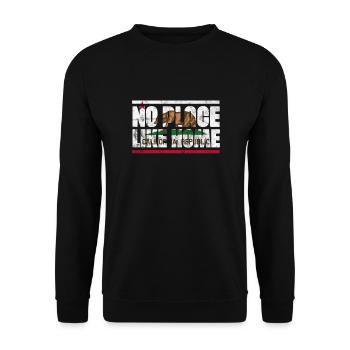 California USA Holidays America Cadeau - Sweat-shirt Unisexe - noir - Devant - Alina (178cm) & Michal (187cm)