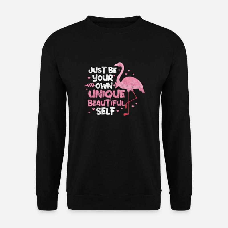 Flamingo - Unisex Sweatshirt - black