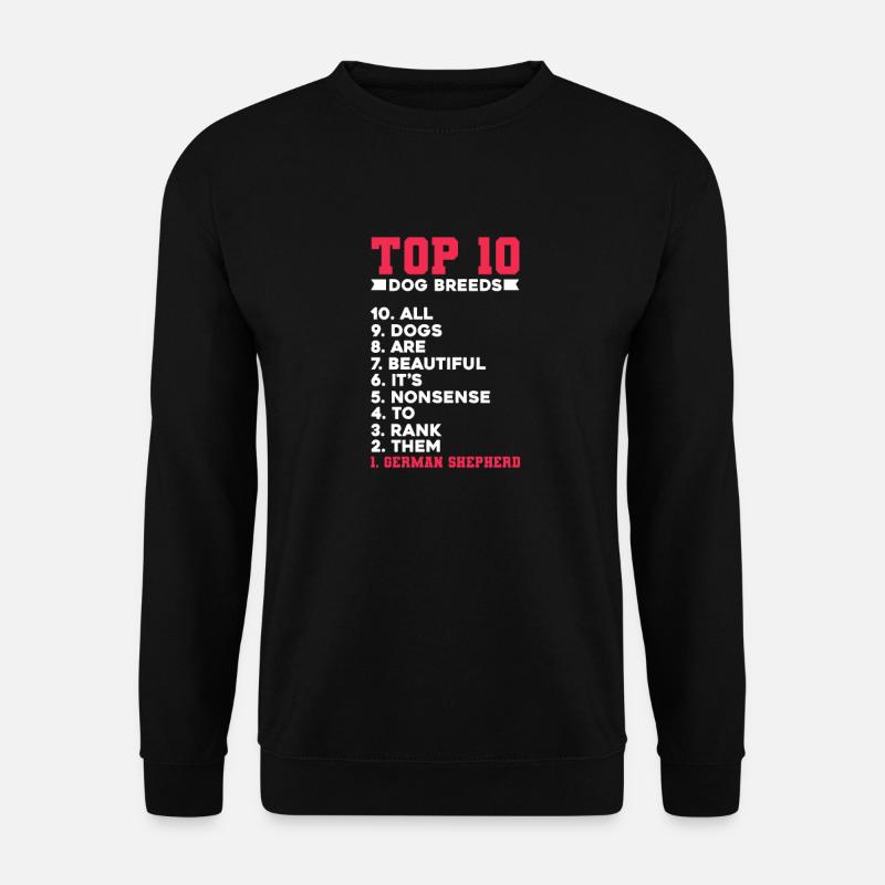 Deutscher Schäferhund - Unisex Pullover - Schwarz