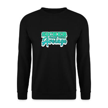 Hip Hop - Unisex Pullover - Schwarz - Vorne - Alina (178cm) & Michal (187cm)
