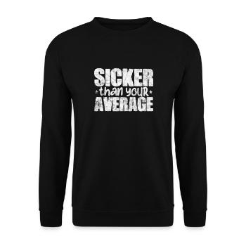 Hip-hop - Sweat-shirt Unisexe - noir - Devant - Alina (178cm) & Michal (187cm)