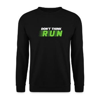 Courir - Sweat-shirt Unisexe - noir - Devant - Alina (178cm) & Michal (187cm)