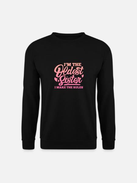 Schwester - Unisex Pullover - Schwarz