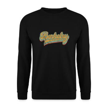 Berkeley Californie États-Unis Amérique Cadeau de Noël - Sweat-shirt Unisexe - noir - Devant - Alina (178cm) & Michal (187cm)