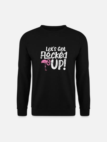 Flamingo - Unisex Sweatshirt - black