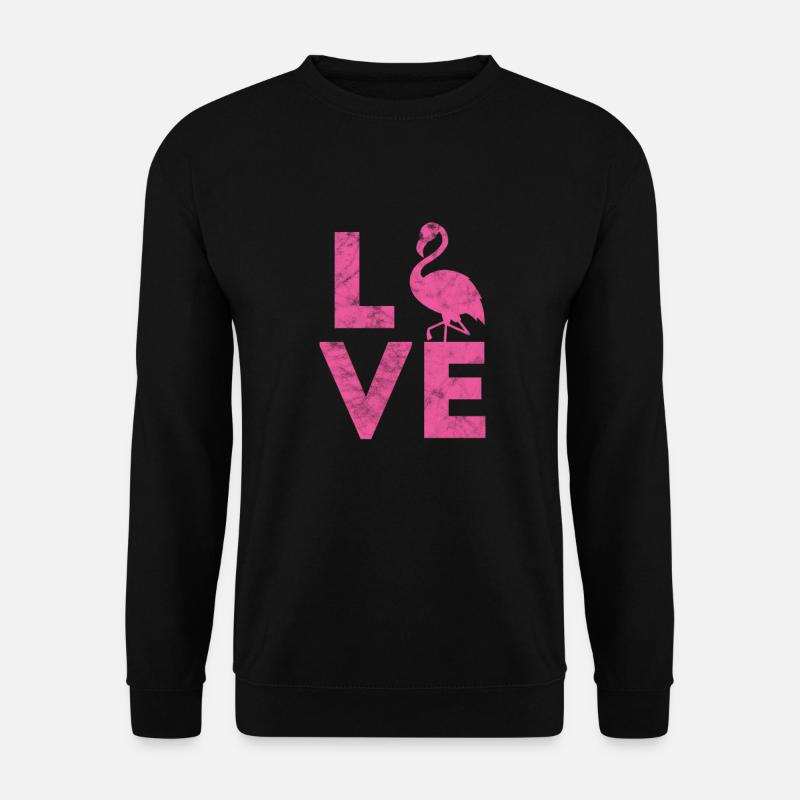 Flamingo - Unisex Sweatshirt - black
