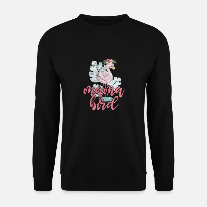 Flamingo Mother - Unisex Sweatshirt - black