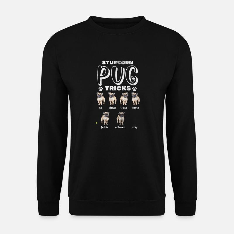 Pug - Unisex Sweatshirt - black