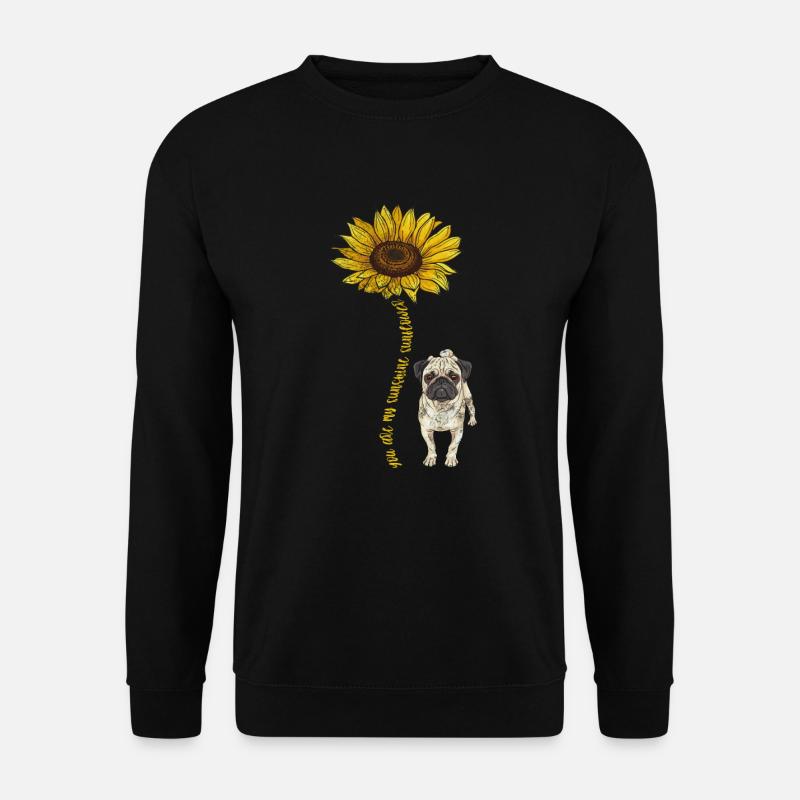 Pug - Unisex Sweatshirt - black