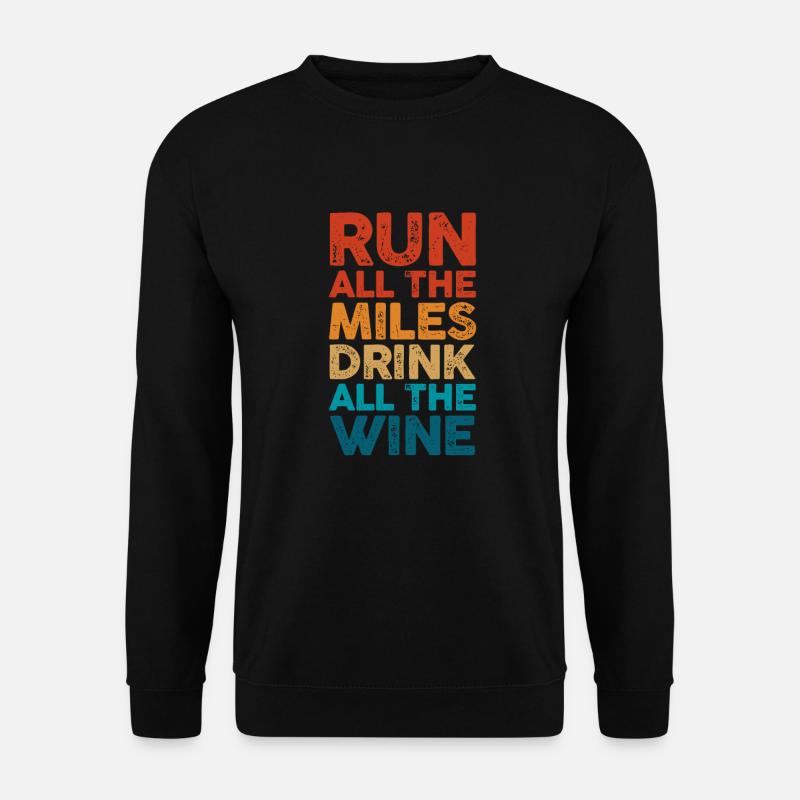 Run - Unisex Sweatshirt - black
