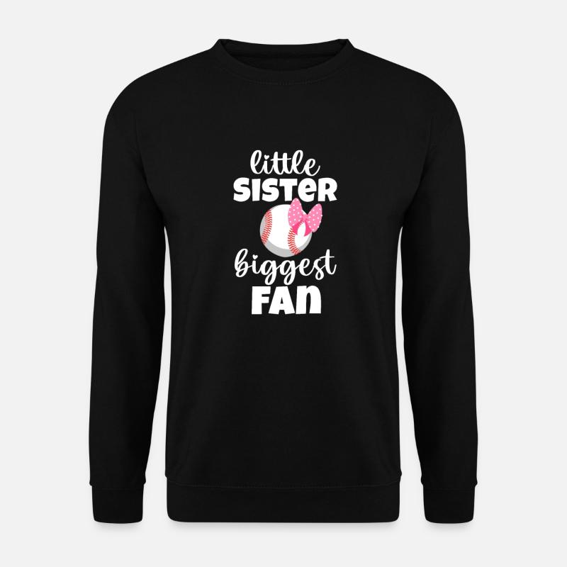 Soeur de baseball - Sweat-shirt Unisexe - noir
