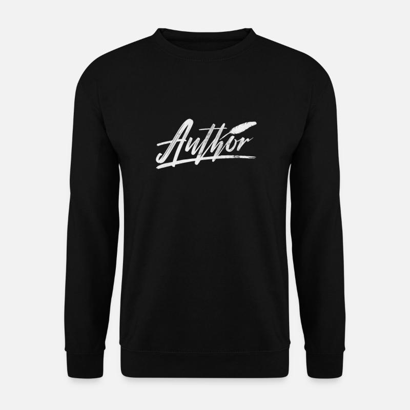 Autor Autoren Schriftsteller Buch Geschenk - Unisex Pullover - Schwarz