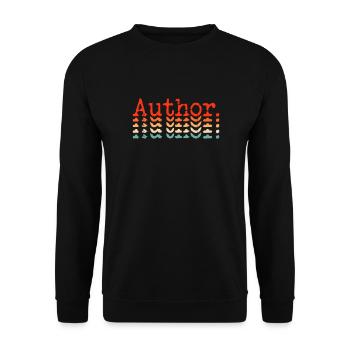 Author - Unisex Sweatshirt - black - Front - Alina (178cm) & Michal (187cm)