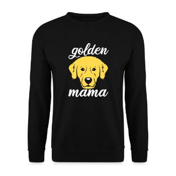 Golden Retrievers - Unisex Sweatshirt - black - Front - Alina (178cm) & Michal (187cm)