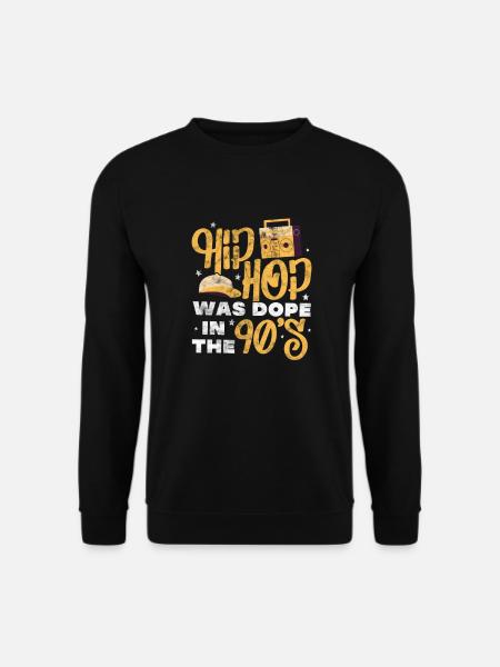 90s Hip Hop - Unisex Sweatshirt - black
