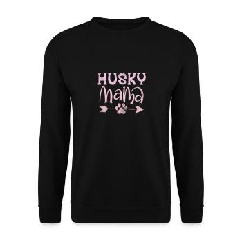 Rauque - Sweat-shirt Unisexe - noir - Devant - Alina (178cm) & Michal (187cm)