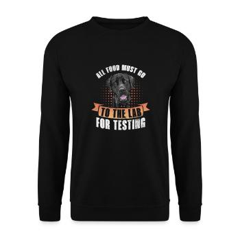Labrador - Unisex Sweatshirt - black - Front - Alina (178cm) & Michal (187cm)