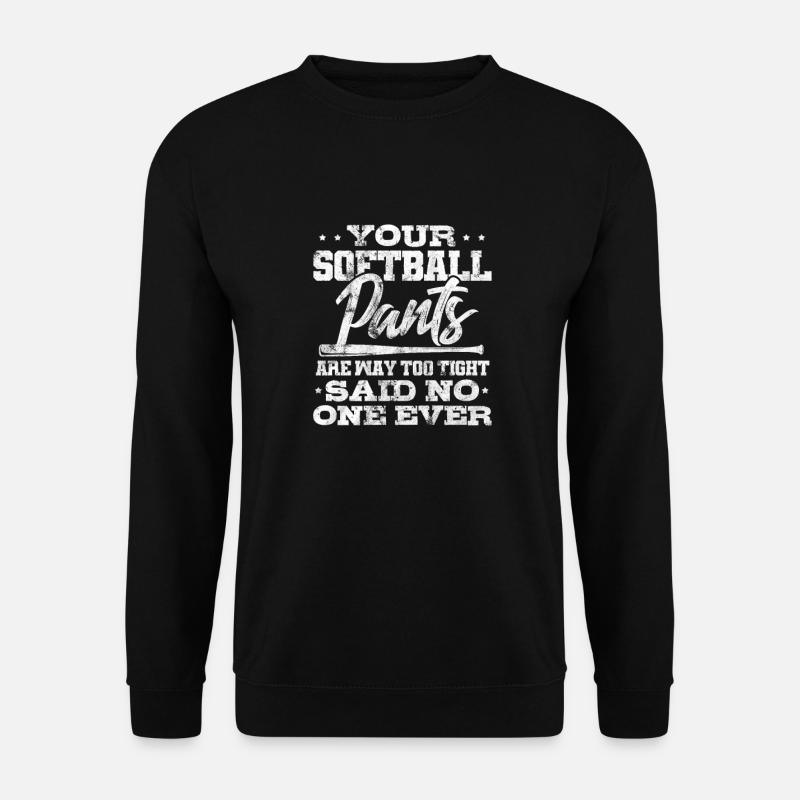 Softball - Unisex Pullover - Schwarz