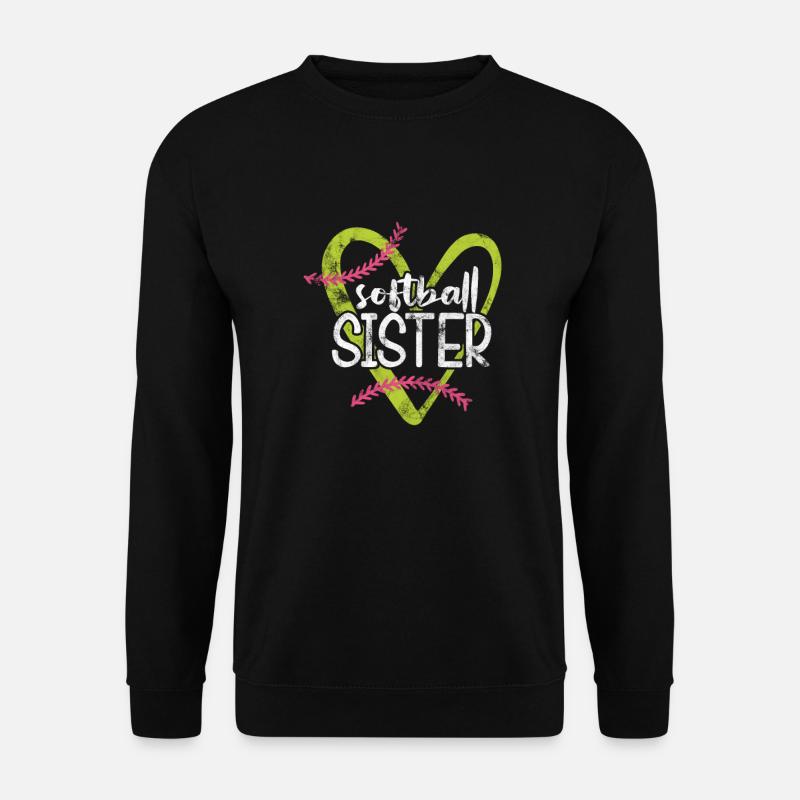 Softball Sister - Unisex Sweatshirt - black