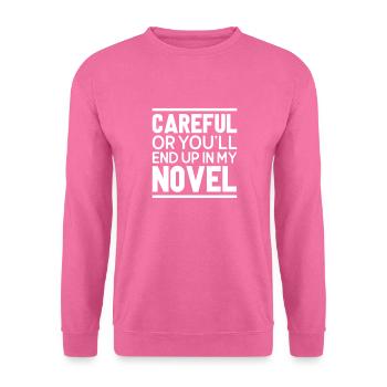Author - Unisex Sweatshirt - pink - Front