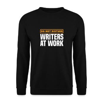 Author - Unisex Sweatshirt - black - Front - Alina (178cm) & Michal (187cm)