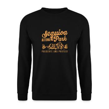 California USA Holidays America Cadeau - Sweat-shirt Unisexe - noir - Devant - Alina (178cm) & Michal (187cm)