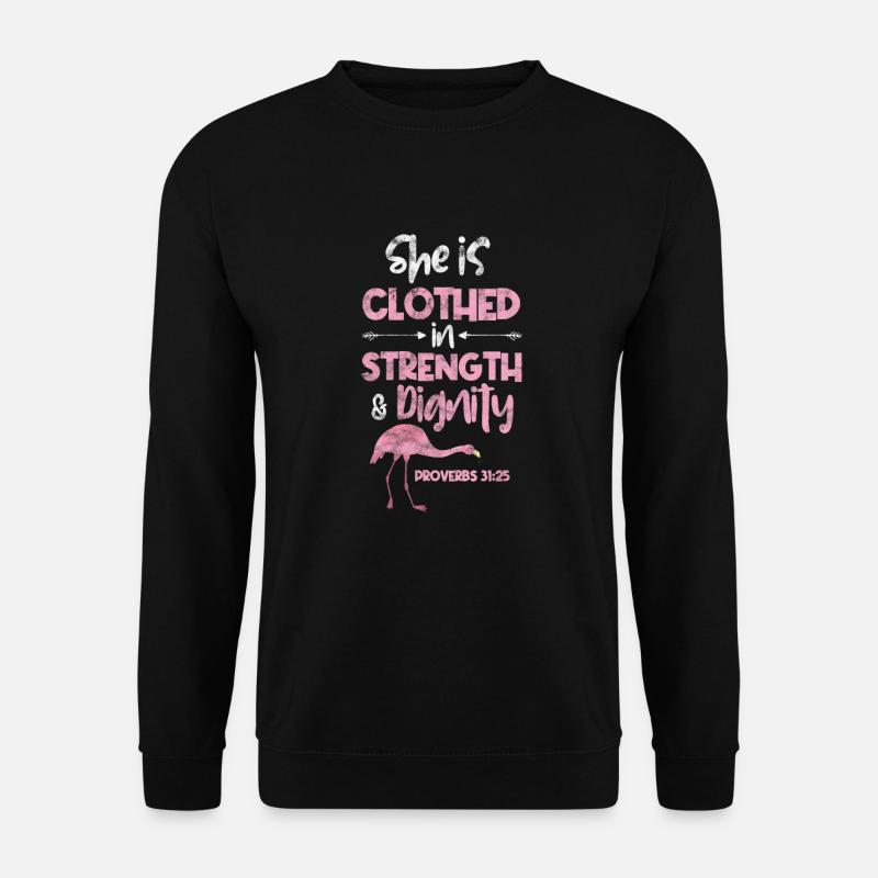 Flamingo - Unisex Sweatshirt - black