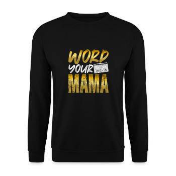 Hip Hop - Unisex Pullover - Schwarz - Vorne - Alina (178cm) & Michal (187cm)