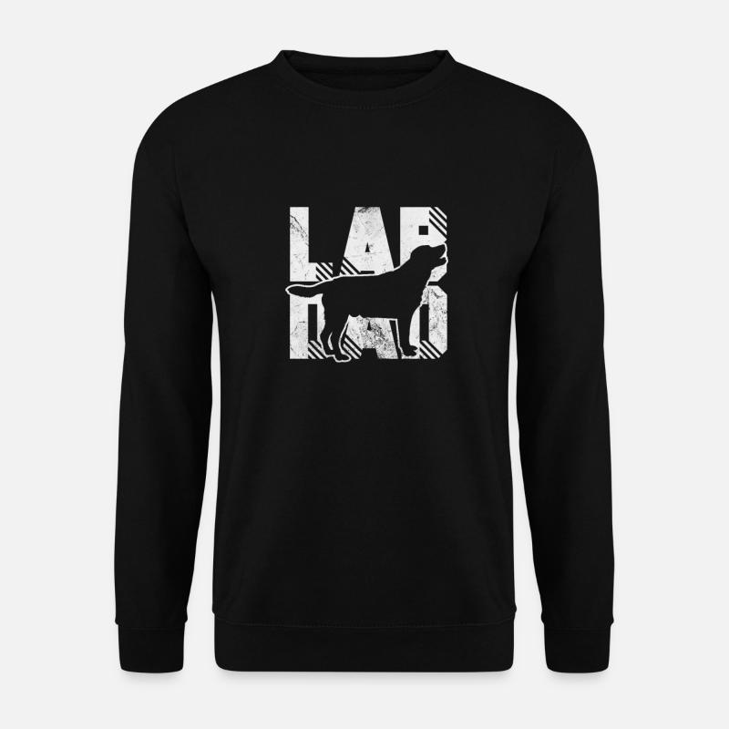 Père Labrador - Sweat-shirt Unisexe - noir