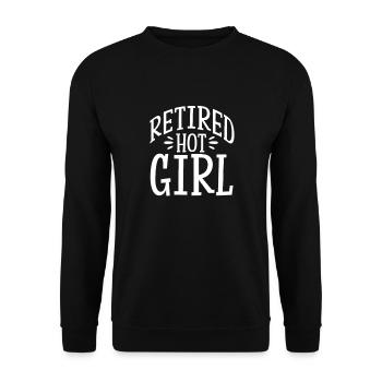 Pension de retraite Pension de pensionné Cadeau de pension de pensionné - Sweat-shirt Unisexe - noir - Devant - Alina (178cm) & Michal (187cm)